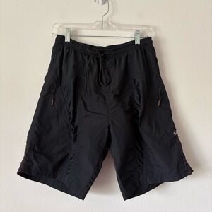 Santic 2 in 1 Mens Black Padded Cycling Mountain Bike Shorts Ripstop XL